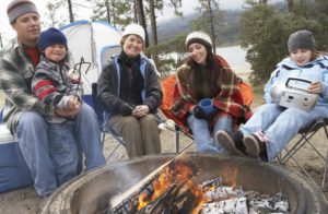 Hot Water Over Camp Fire