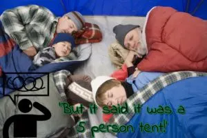 What Size Tent For 5 People