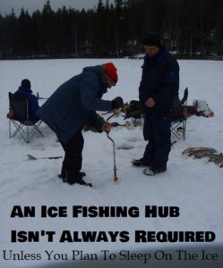 Can You Sleep In An Ice Fishing Shelter
